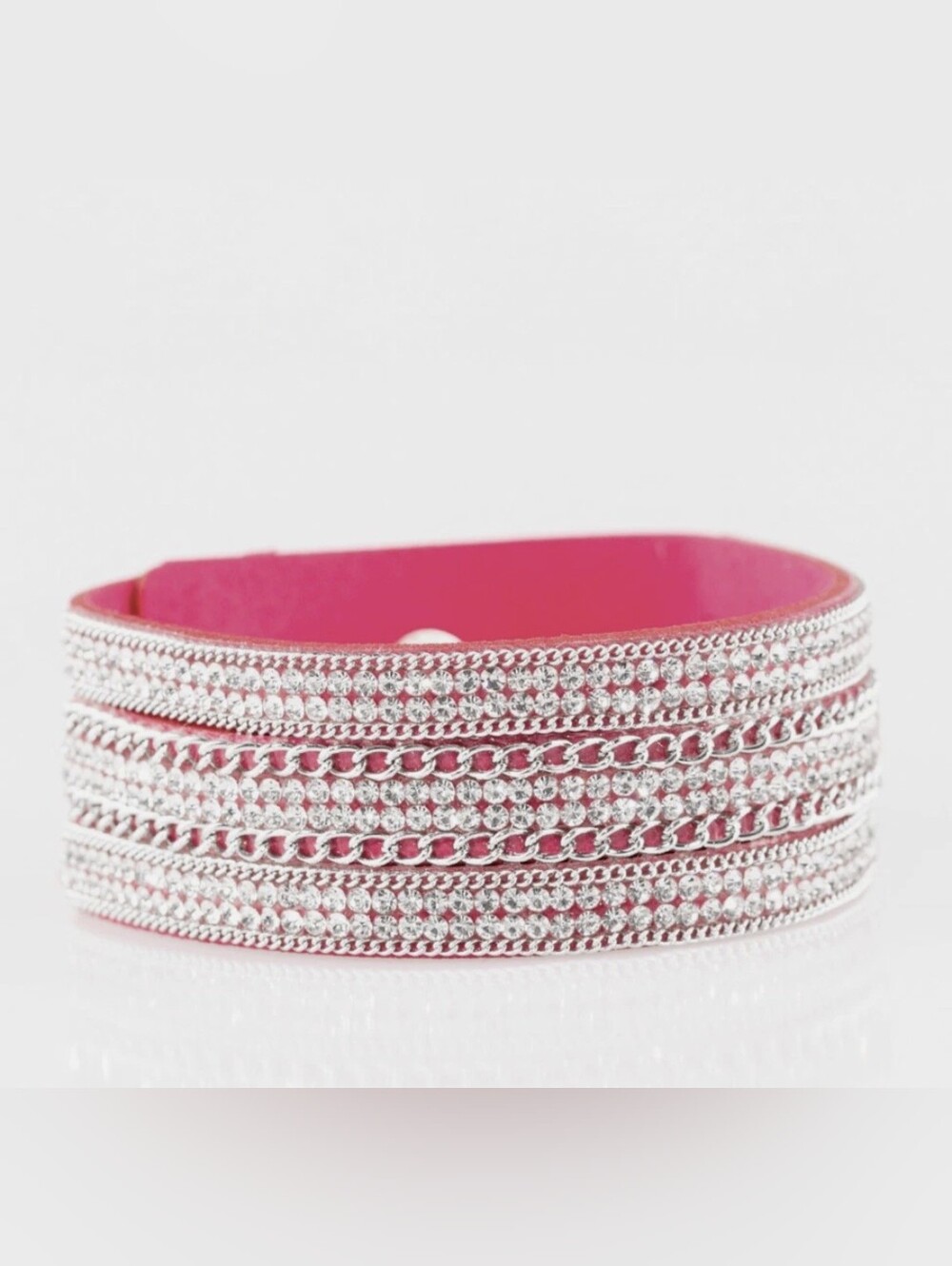 Dangerously Drama Queen Urban Multi-Row Crystal & Chain Wrap Bracelet
